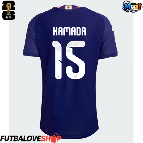 Dres Japonsko Daichi Kamada #15 Domáci MS 2026 Krátky Rukáv